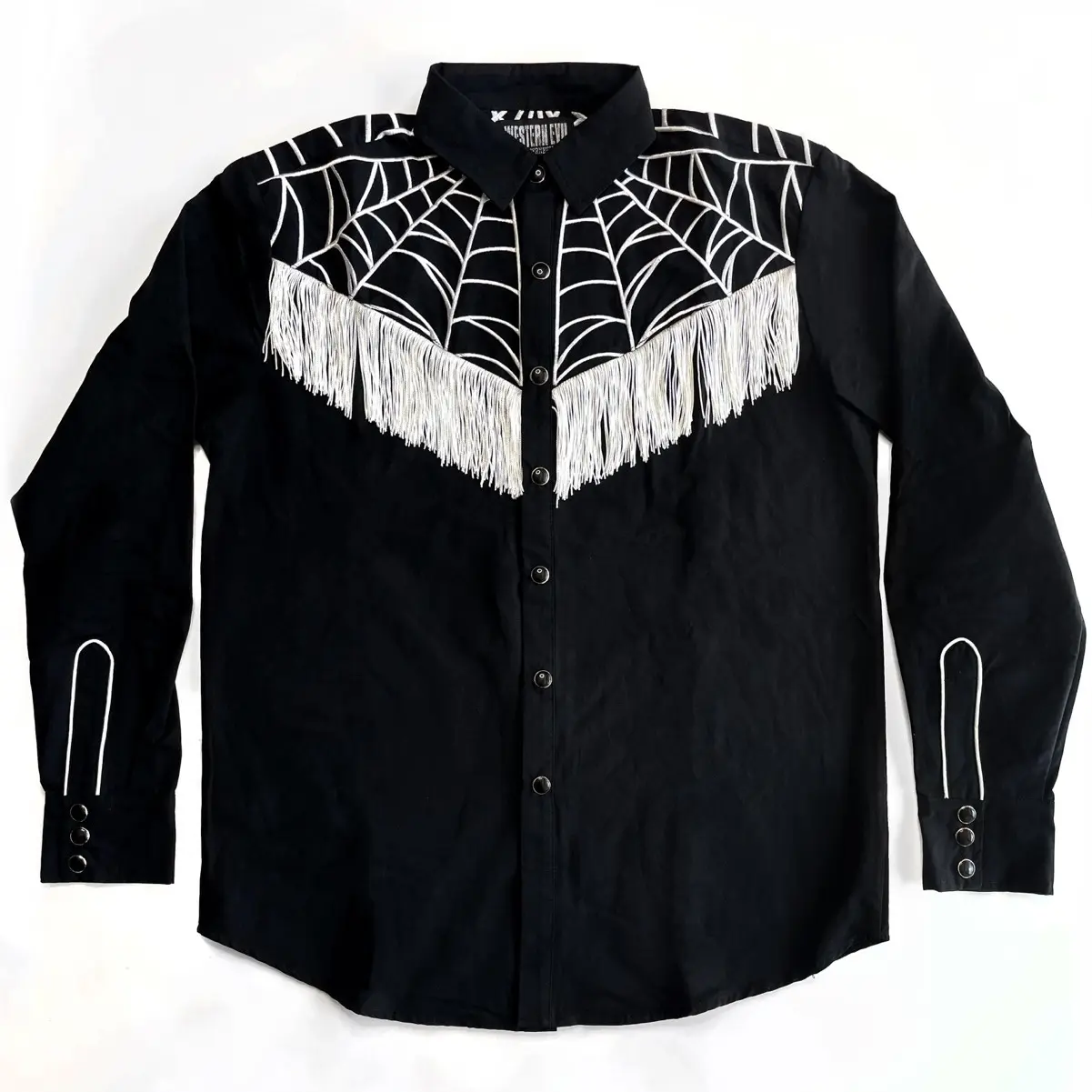 Spider Web tassel Western Shirt