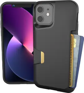 Smartish iPhone 12/12 Pro Wallet Case - Wallet Slayer Vol. 1 [Slim Thin + Protective] Credit Card Cash Holder - Drop Tested Hidden Card Slot Cover Compatible with Apple iPhone 12/12 Pro