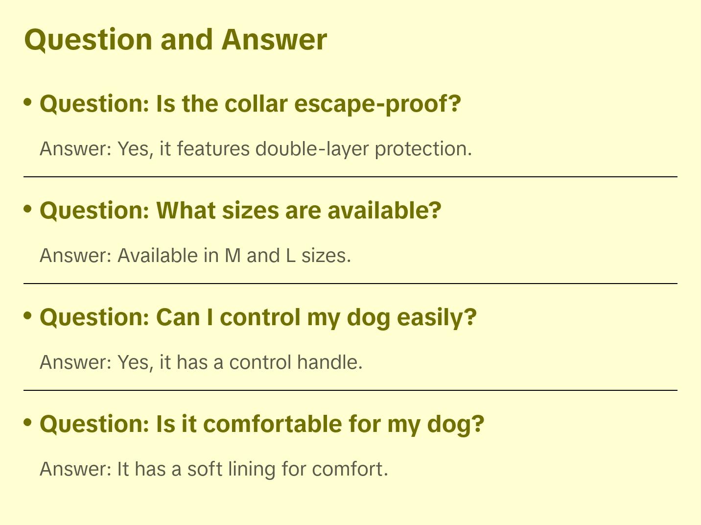 Heavy-Duty Dog Collar with Handle – Durable, Adjustable, Escape-Proof