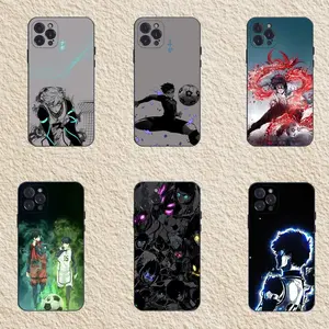 B-Blue Lock Phone Case For iPhone 17 Pro Max Air,16,15,14,13,12,11,Pro,X,XS,Max,XR,Plus,Mini & Samsung Galaxy S25 Ultra S24 S23 S22 S21 Plus Soft Black Cover