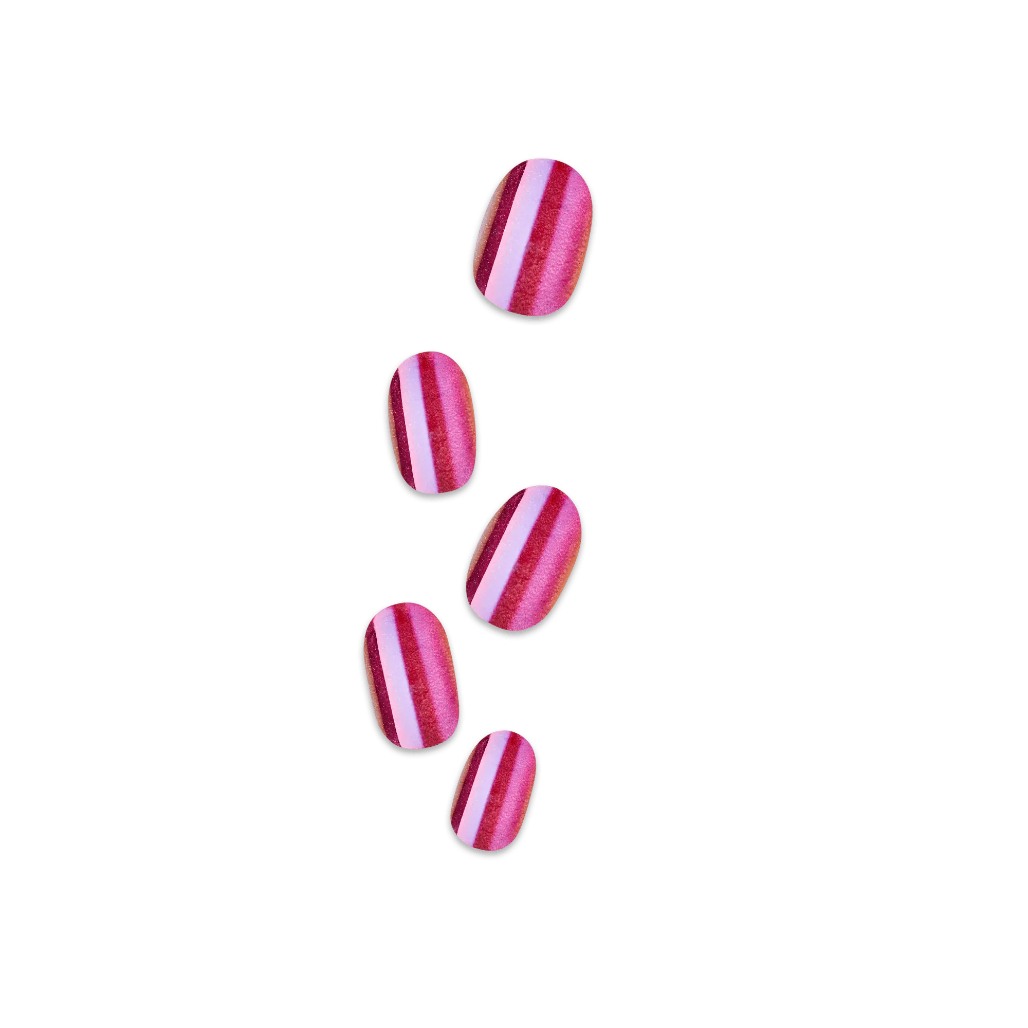 colorFX by Impress No Glue Fake Press On Nails - Around You | Solid, Pink, Short, Oval, Manicure