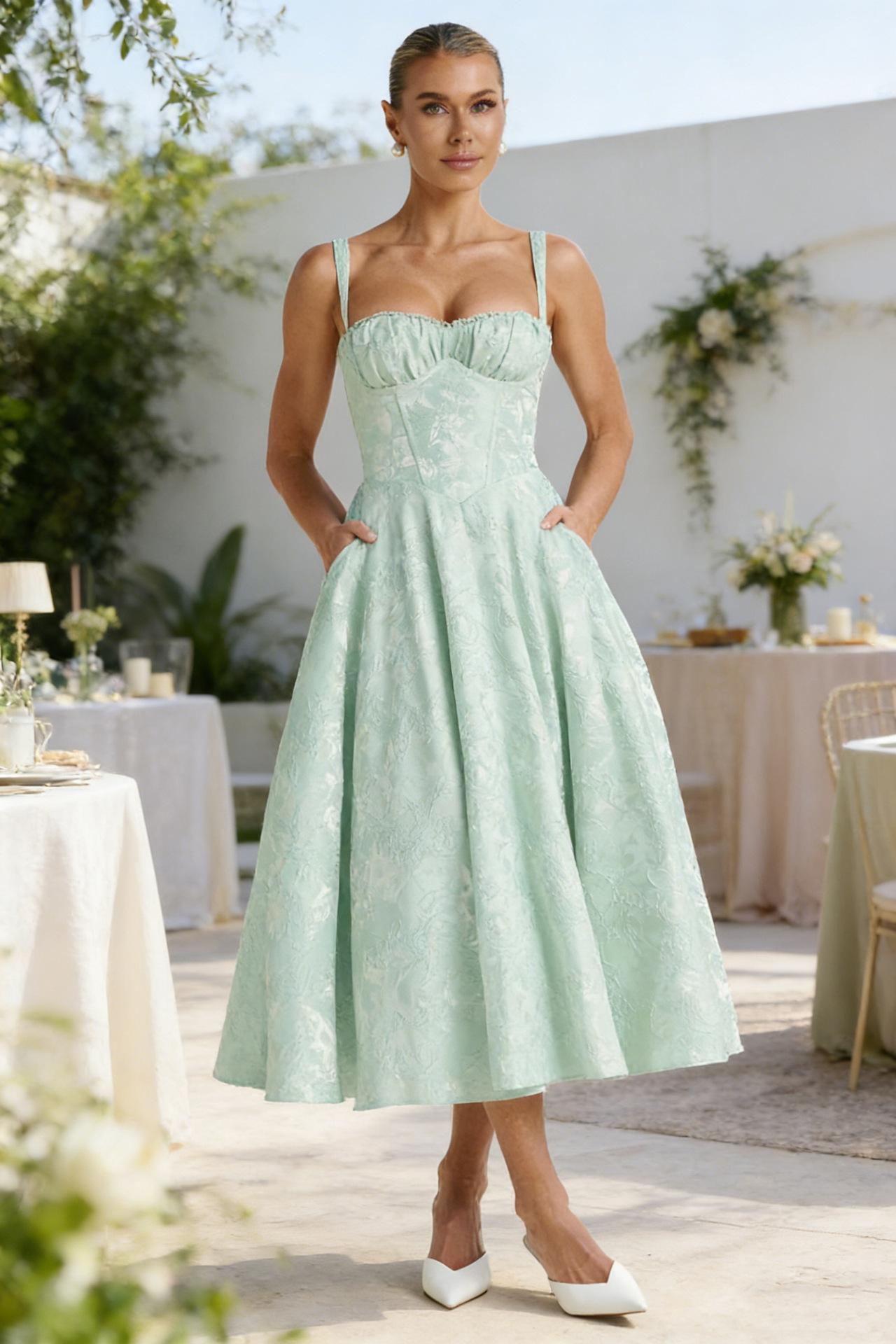 Strap-back Soft-style Dress Womens Backless Dress