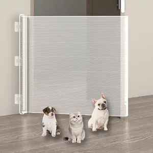 Anti-cat escape gate, freely retractable cat fence, no-drill entrance barrier, anti-jumping partition, cat and dog enclosure wholesale