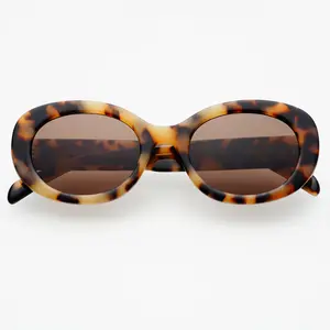 FREYRS Aria Designer Fashion Womens Oval Sunglasses