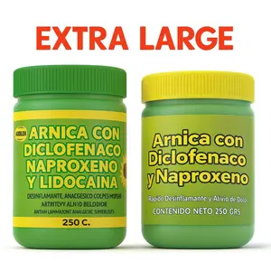 (BOTH MODELS) Large Arnica Gel Muscular 250g Rapid Pain Relief & Inflammation Management Full Body Massage with Diclofenac & Naproxen