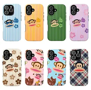 PPaul Frankk Monkey Phone Case, Cute Cartoon Julius Design Protective Cover for ip, gift for fans and kids, cute phone cover