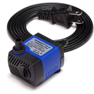 Small Fountain Pump 80 GPH Submersible Water Pump for Aquarium Fish Tank Outdoor Water Fountain Hydroponics Pond Filter Pump