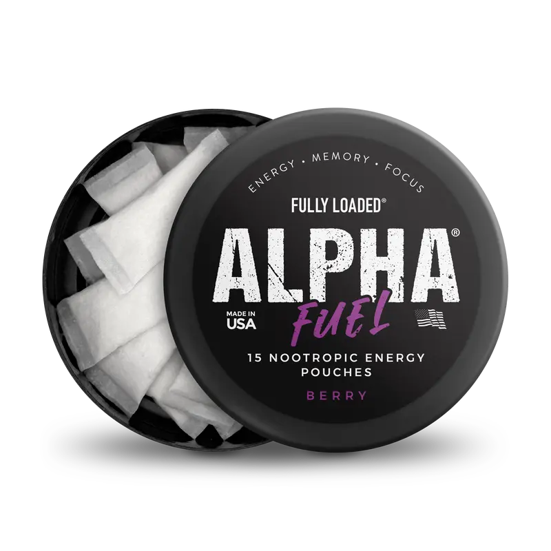 Berry ALPHA Fuel Nootropic Energy Pouches