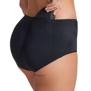 GC Women’s Padded Panties  Silicone Butt & Hip Shaper with Removable Pads, Body Shaping Lifting Underwear