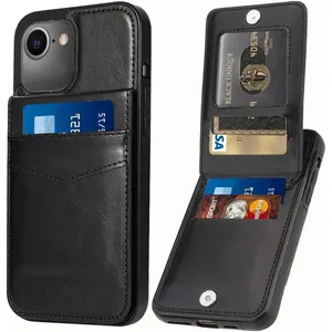 Entronix Case for iPhone 16E - Slim Wallet & Card Holder Cover Protective Shockproof Durable Dustproof