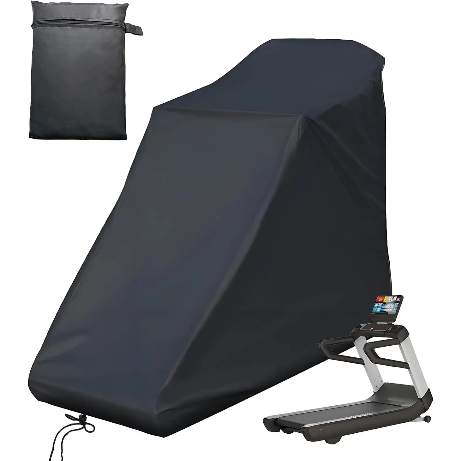 Treadmill Cover - Durable, Dustproof, UV-Protective Running Machine Cover with Drawstring for Home Indoor & Outdoor Fitness Equipment, Durable Cover, Dustproof Cover