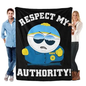 Funny Meme Respect My Authority Blanket Bed Sofa Couch Room Decoration Blankets Warm Home Decor Travel Blanket-Car Print Flannel Throw