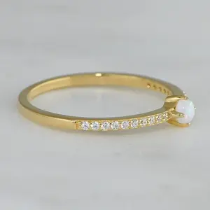 Elegant Women's Copper Ring, sparkling rings for women, promise rings for gf, engagement rings, accessories for women, accessories, womens gifts, Suitable for parties, festivals, gifting, and daily wear, 14k gold-plated-602