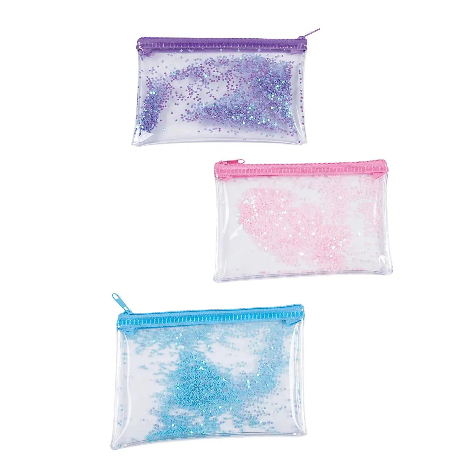 Transparent Confetti Coin Purses