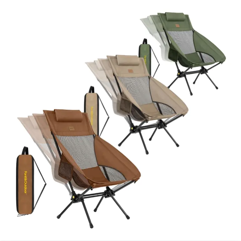 FanttikOutdoor Zeta L8 Max Camping Chair, Portable & Lightweight, Comfort-Driven Foldable Rocking Chair with Carry Bag for Camping, Hiking, Patio, Fishing, Support up to 250 lbs,summerwins,father'sdaygifts,campingessentials,campinggear