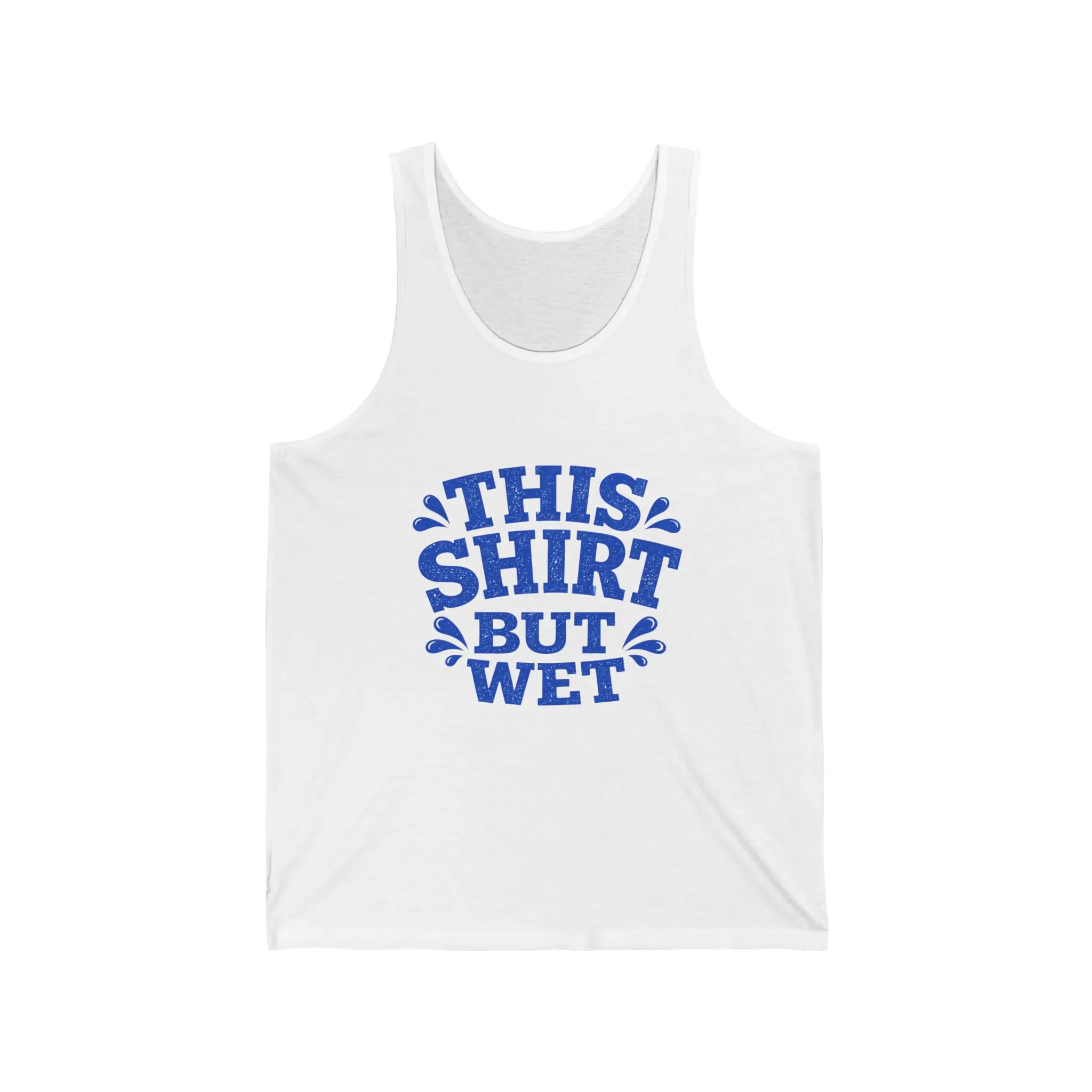 This Shirt But Wet tank top | Funny Summer Pool Party design
