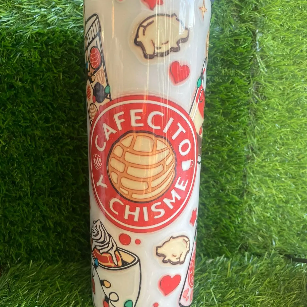 Cafecito y Chisme CHRISTMAS Tumbler