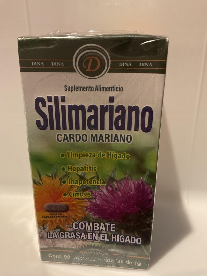 CAPSULAS DE SILIMARIANO (cardio mariano ) Higado graso, Supplemento alimenticio
