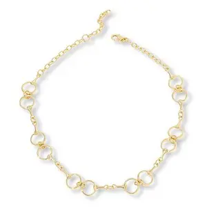 Bellezza 20" Bronze Horse Bit Station Necklace