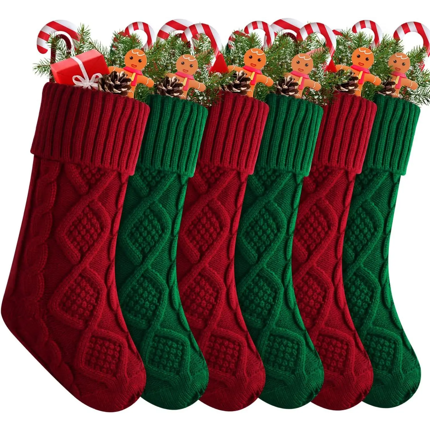 Red , Green , Pack 6