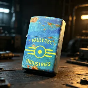 Vintage Flip Top Lighter – Retro Metal EDC Collectible Lighter, Refillable Pocket Lighter for Men Gift (Fuel Not Included)
