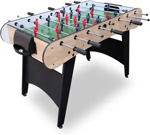 Foosball Table, 48 Large Size Soccer Game Tables for Adults & Kids, Table Games Includes 2 Foldable Cup Holders & 2/4 Balls with Sturdy Leg Levelers