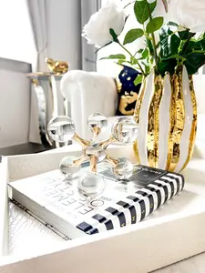 Gold Crystal Molecular Decorative Orb