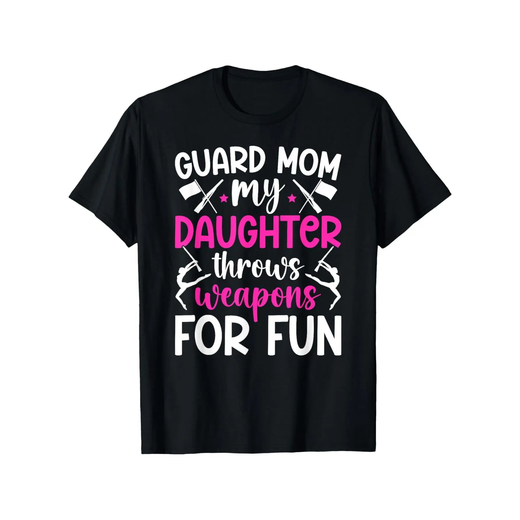 [100% Cotton] 100% Cotton Proud Color Guard Mom of a Color Guard Member Guard Mama T-Shirt, Graphic Tees Men, T-Shirt, Funny Tshirts, 100%, S-XXXXXL, Plus Size