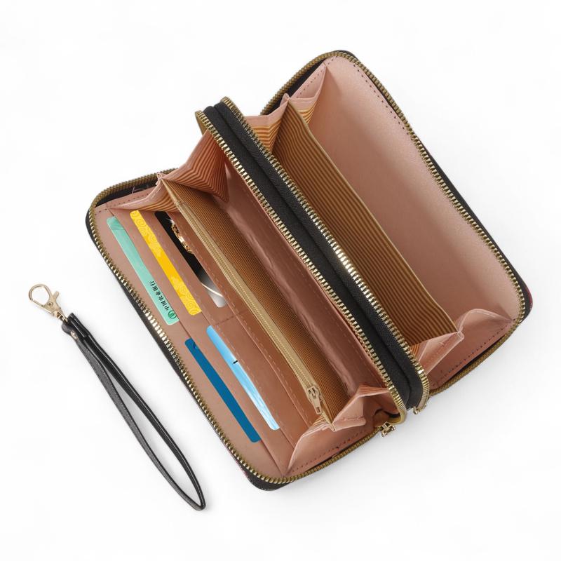 Betty Boop Single & Double Zipper Wristlet Wallet – Multi-Style Clutch Purse, Gift for Her