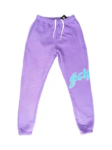 Distressed Sweatpants  - Purple