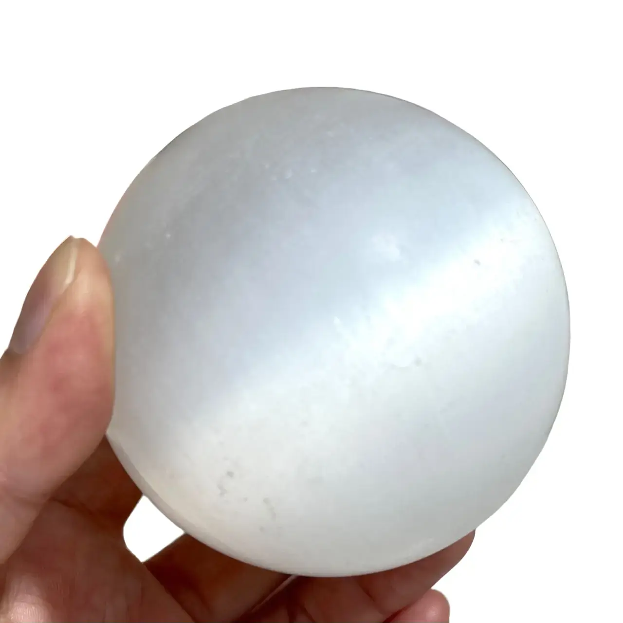 IG Crystal Selenite Ball 60~80mm Healing Stone Home Decoration