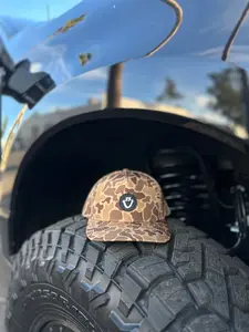 Brown Camo w/ Men's Smiley Patch