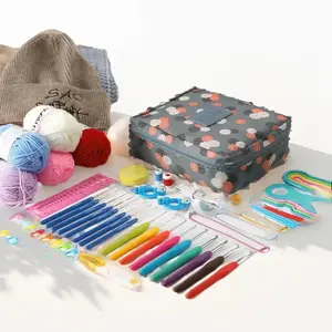 CozyKnots Crochet Starter Kit, DIY Kit, Knitting and Crochet, 58 pc tools CozyKnots Crochet Starter Kit, DIY Kit, Knitting and Crochet, 58 pc tools