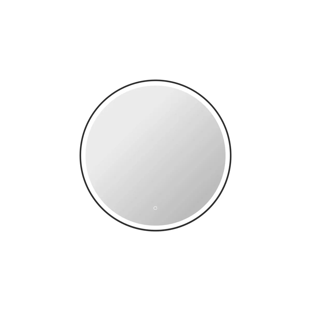 Elegant Kitchen & Bath MRE6B36BK 36 in. Round LED Front & Backlit Wall Mirror, Black