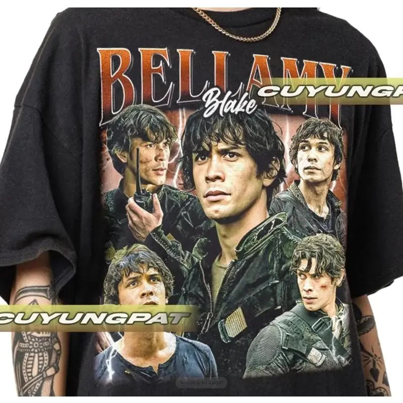 Bellamy Blake Vintage T-Shirt, The 100, Movie Fans T-shirt, gift for fan, Cotton Womenswear Everyday Graphic
