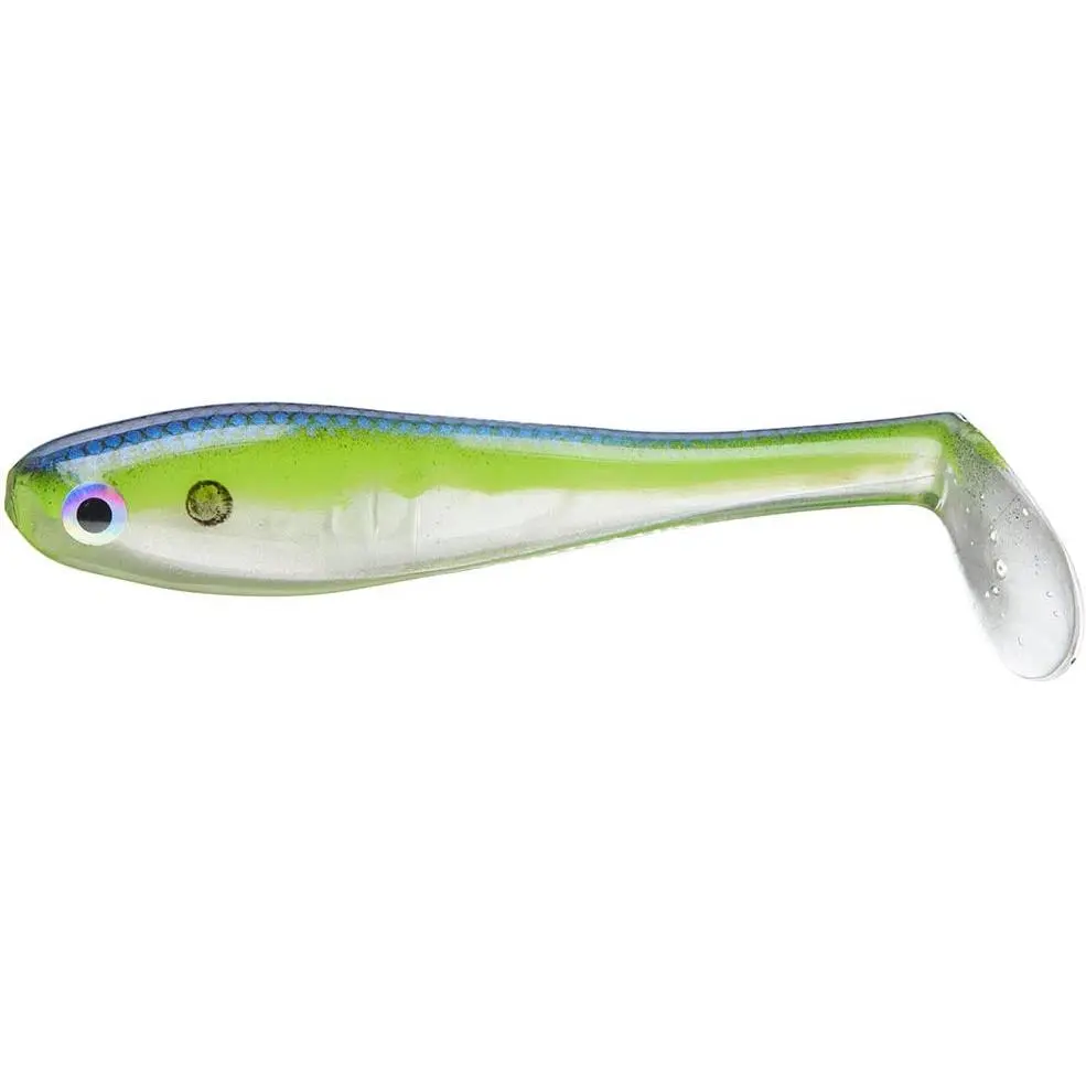 Basstrix Hollow Body Paddle Tail Swimbait - 4 in Plastic Body Lure with Realistic Look, for Worldwide Open Water Fishing, Compatible with Umbrella Rig, 4 Inch, Bass Angler, Durable Plastic, Blue Back Herring, Blue Gizzard Shad, Lures, Match The Hatch