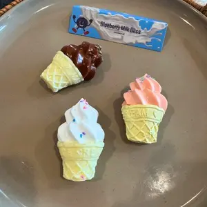 Mini Triple-Color Ice Cream Taba Squishy - ADHD Stress Toy