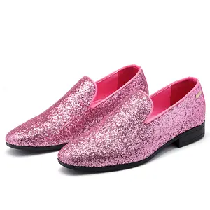 Mens Loafers Dress Shoes Slip On Driving Shoes Tuxedo Suit Shoes