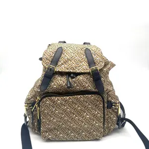 Pre-owned BURBERRY polyester Backpacks TB Monogram Backpack