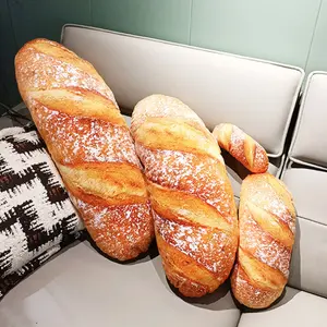 Realistic Bread Plush Pillow, Soft Body Pillow for Leg Hugging, Best Back Support Cushion for Bed Sofa & Office, Perfect Nap Pillow for Men & Women
