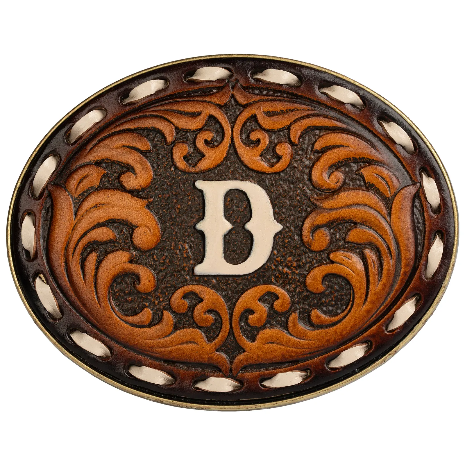 Western Belt Buckle for Cowboy & Cowgirl - Handmade Leather Engraved Initial Letter (A-Z)  - Western Style Accessory，Handcrafted Bespoke Belt Buckle，Cowboy Belt Buckle，Belt Buckles men，Western Belt Buckle,Texas Belt Buckle,Gift for Cowboy
