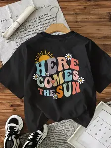 Unisex High-Quality Short Sleeve Graphic Tee, Dual-Sided Print Design, Soft Breathable Fabric, Perfect for Beatles Fans & Casual Wear