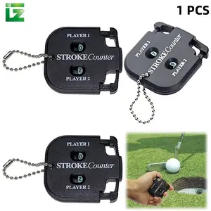 Golf Score Counter, Smooth Thumb Press Counting, Dual Wheel Dual Digit Display, Non-Slip Texture Grip, Suitable for Golf Training, Competition and Game
