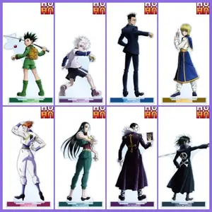 Anime Full-time Hunter Acrylic Stand Double-sided Action Figure Gon Killua Standing Model Plate Desk Decor Toys Collection Gifts