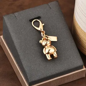 Cute Metal Key Ring Bag Charm, Aesthetic Zipper Pull Pendant, High Quality Purse Backpack Accessory, Versatile Decor Ornament, Ideal Back To School Gift & Summer Daily Outfit Embellishment