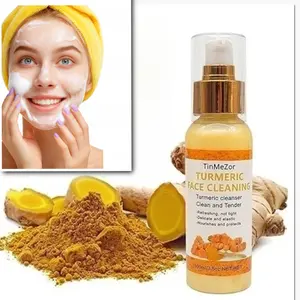 Turmeric facial cleanser , turmeric facial wash , turmeric foaming facial wash
