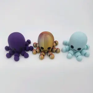 3D Printed 3 Pack of Octopus