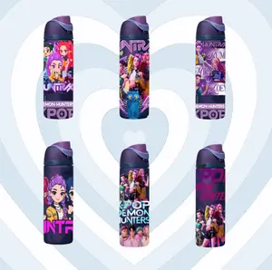 Owala 24oz 32oz Freesip Water Bottle Insulated Stainless Steel Tumbler Kpop Demon Hunter Inspired Girl Group Aesthetic Leak Proof Straw Lid Gym Travel Bottle