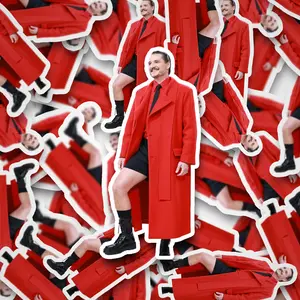 Pedro Pascal Met Gala Sticker Pedro Pascal Vinyl Decal for Laptop, Tumbler, Phone