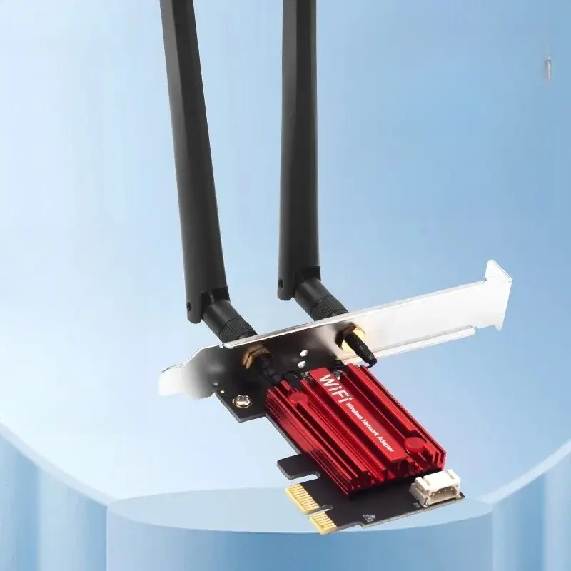 wifi extender  AC1200 Speed WiFi 5 PCI-E Wireless Adapter, Dual Band 2.4G/5GHz 802.11AC Network Card for PCI-E Slot, Bluetooth 4.0 Compatible with Windows OS 7/8/10/11 Desktops, Pcie Slot
